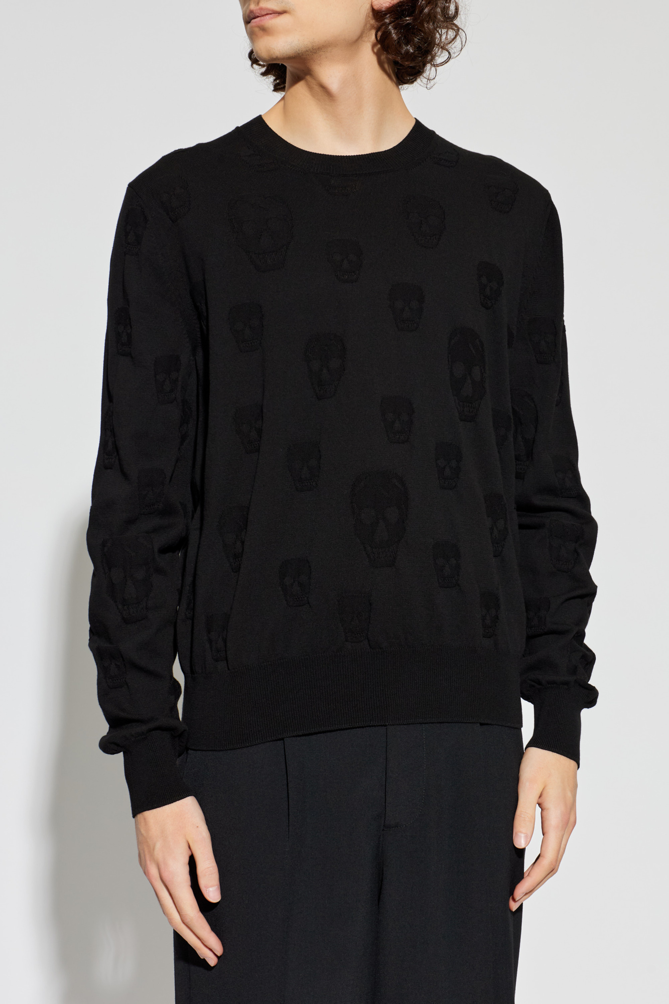 Alexander McQueen Sweater with a distinctive skull motif | Men's
